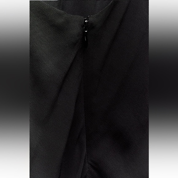 Last one 🚨Zara STRAPPY GAUZE Maxi Dress V-neck Open back strap Lining M NWT - Picture 11 of 13